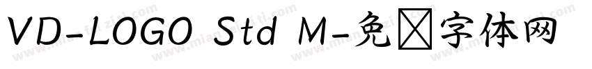 VD-LOGO Std M字体转换